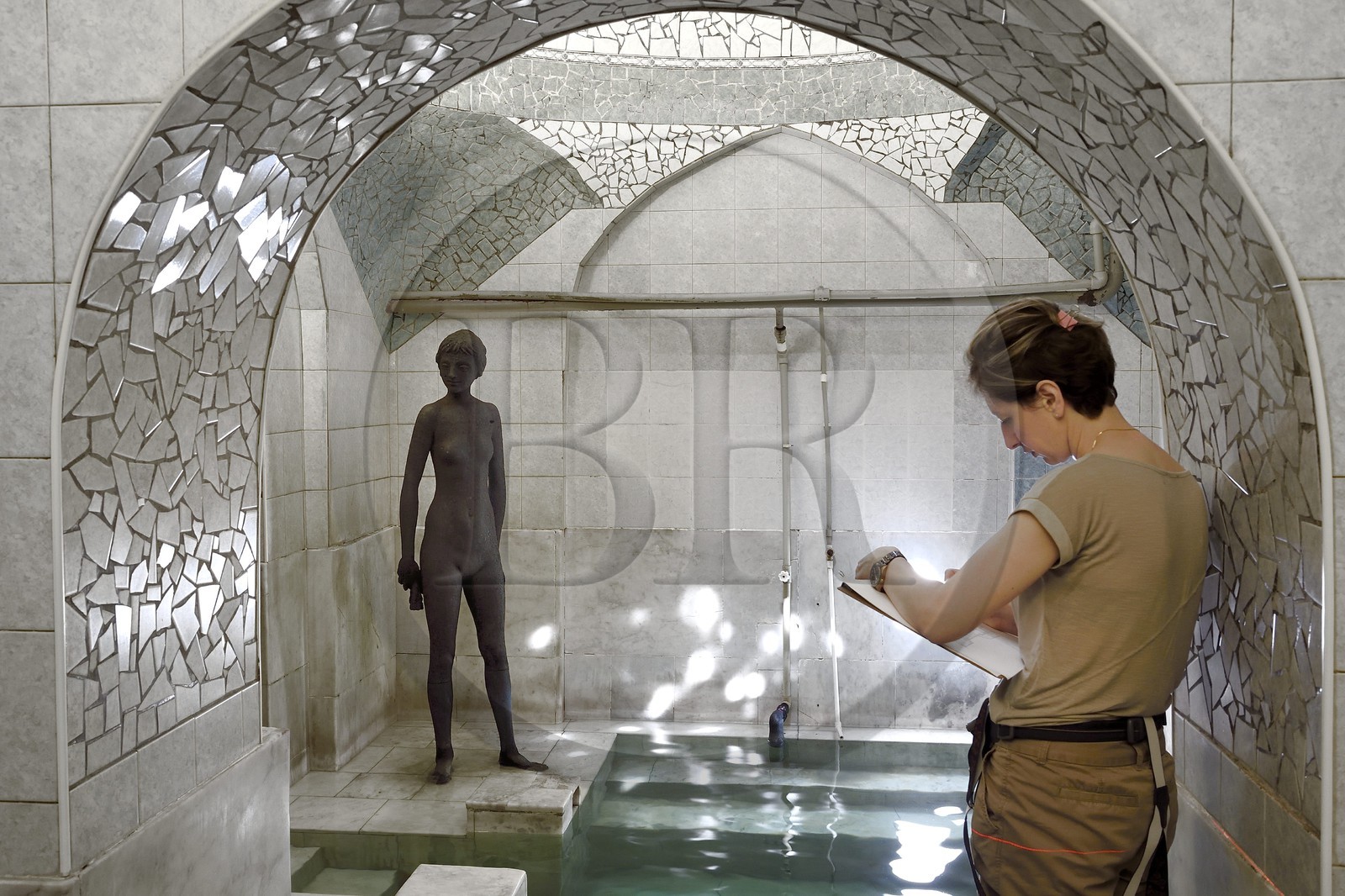 Géorgie, Tbilissi, vieille ville, quartier thermal de Abanotoubani, les bains sulfureux Géorgie, Tbilissi, vieille ville, quartier thermal de Abanotoubani, les bains sulfureux