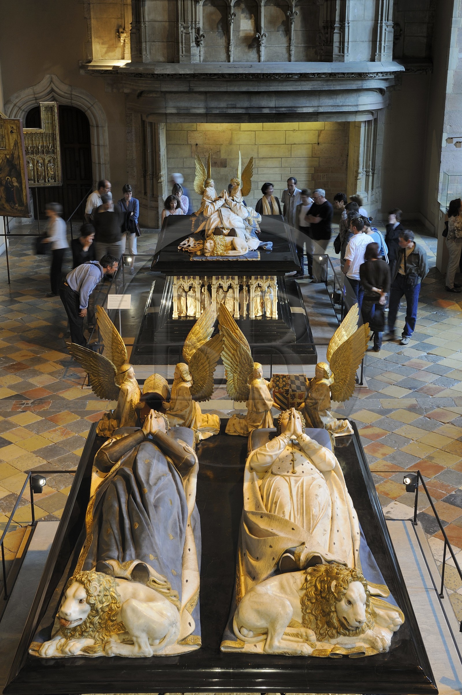 France, Côte d'Or (21), Dijon, Palais des Ducs, tombeau de Jean sans Peur et de Marguerite de Bavière