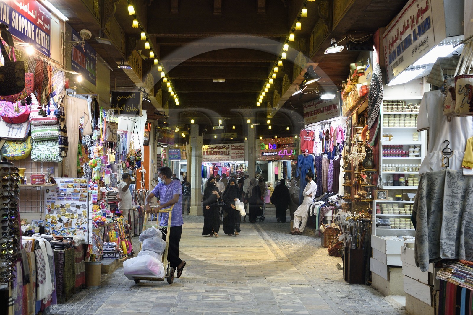 Sultanat d'Oman, Mascate, vieux Mascate, le souk de Muttrah