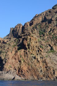 France, Corse du Sud, Golfe de Girolata, listed as World Heritage by UNESCO, the Capo Senino