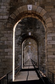 France, Haute Marne, Chaumont, stone viaduct (50 m high, 600m long)