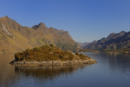 Norway, Troms, southern coast of the island Hinnoya