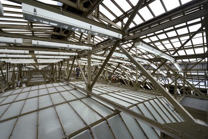 France, Paris (75), musée d'Orsay, les combles aussi appelées double peau au dessus de l'ancienne gare