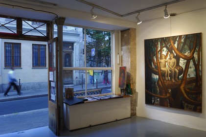 France, Paris (75), galerie Ateliers d'artistes de Belleville, exposition de Mederic Bottin