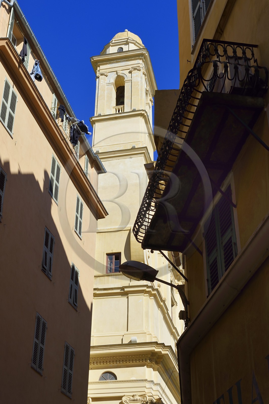 France, Haute-Corse (2B), Bastia,  l'église Saint-Jean-Baptiste