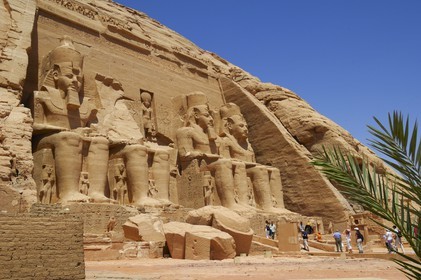 Egypte, Haute Egypte, Nubie, Abou Simbel, site classé Patrimoine Mondial de l'UNESCO, temple de Ramsès II