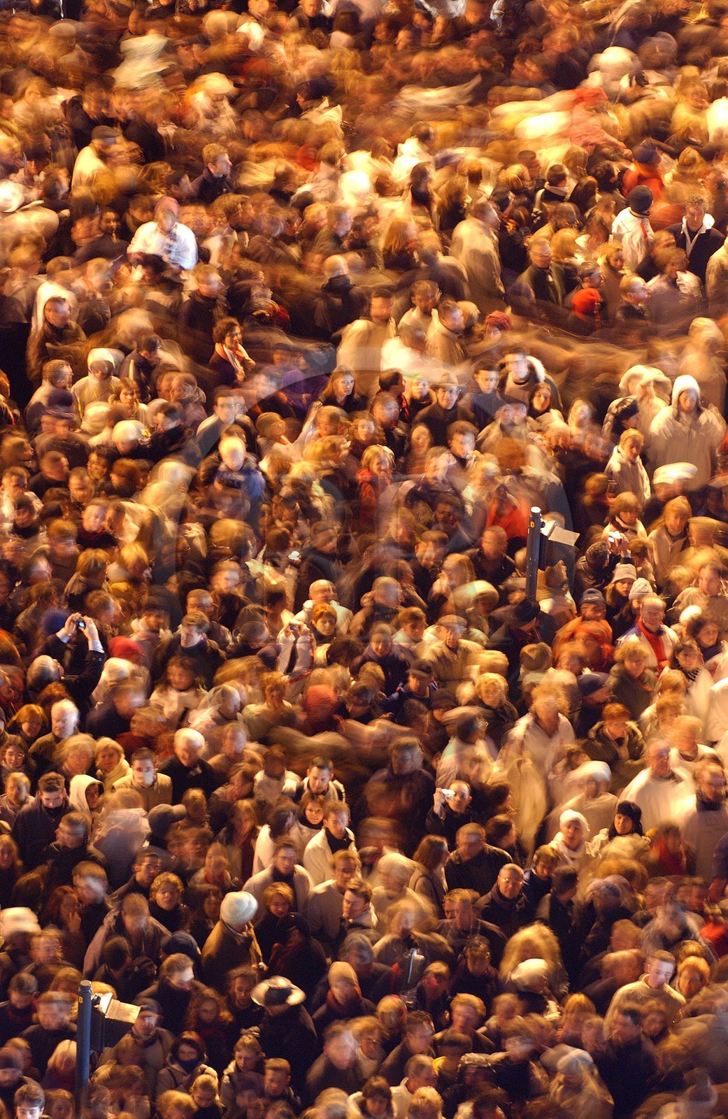 France, Nord (59), soirée inaugurale de Lille 2004, un million de personnes dans les rues France, Nord (59), soirée inaugurale de Lille 2004, un million de personnes dans les rues