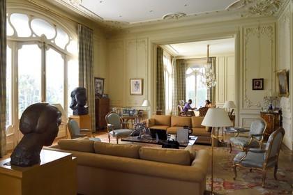 France, Alpes Maritimes, Cannes, the Villa La Californie where Picasso lived, today renamed the Pavillon de Flore by Marina Picasso, the living room was once the workshop