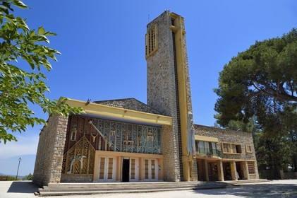 France, Var, Hyeres, Chapel of Our Lady of Consolation (Notre-Dame-de-Consolation) in the district of Costebelle