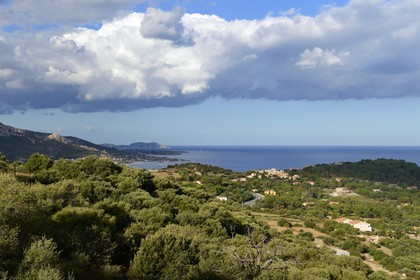 France, Haute Corse, Balagne, Davia marina west of L'Ile Rousse