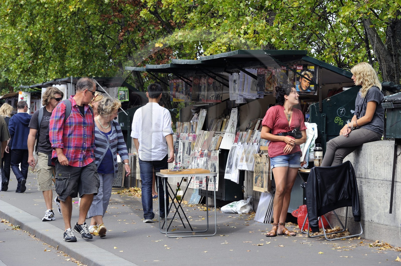 France, Paris (75), les bouquinistes des quais de Seine