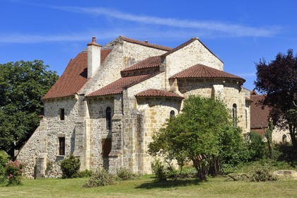 France, Allier (03), Autry Issards, the former Saint-Maurice priory, 12th century Romanesque style
