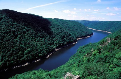France, Correze, the Dordogne river