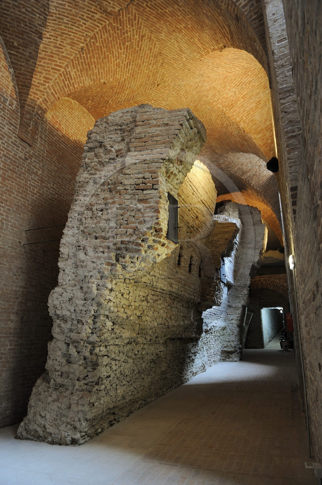 Italie, Emilie-Romagne, Plaisance (Piacenza), les sous-sols du Palazzo Farnese