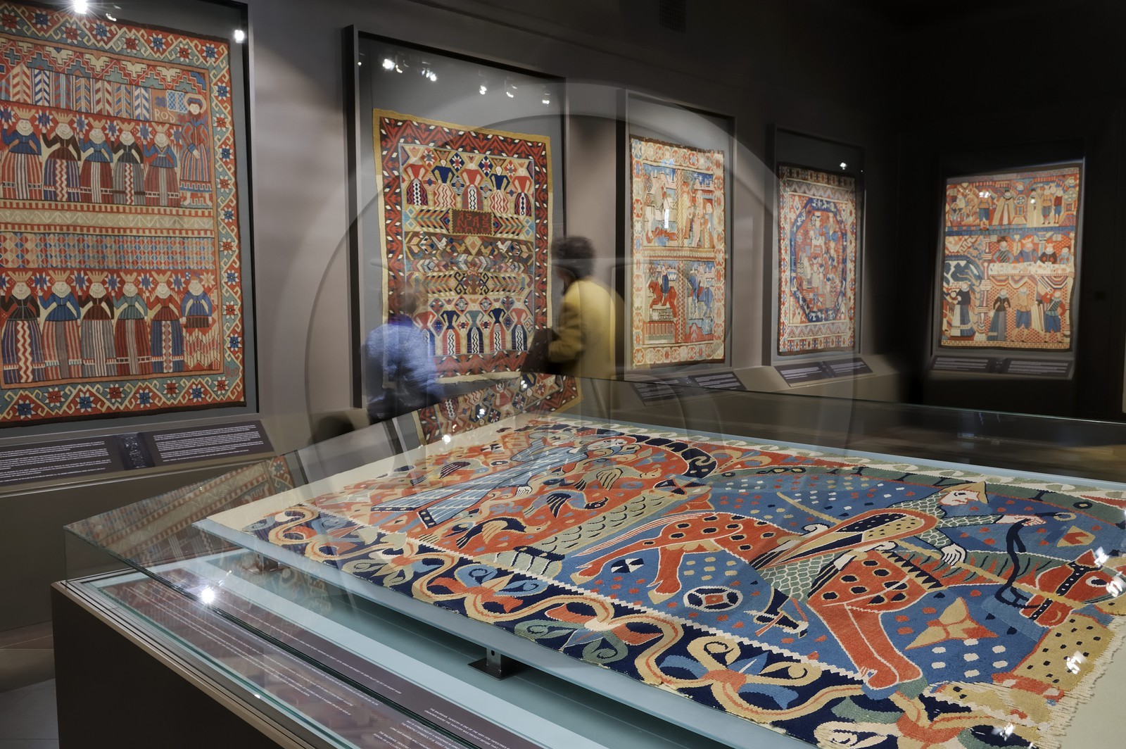 Norvège, Oslo, musée des Arts appliqués Kunstindustrimuseet, tapisserie Baldishol (vers 1200)