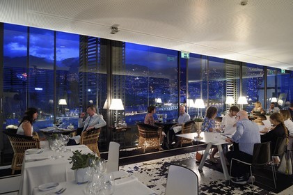 Portugal, Ile de Madère, Funchal, restaurant du Design Centre Nini Andrade Silva