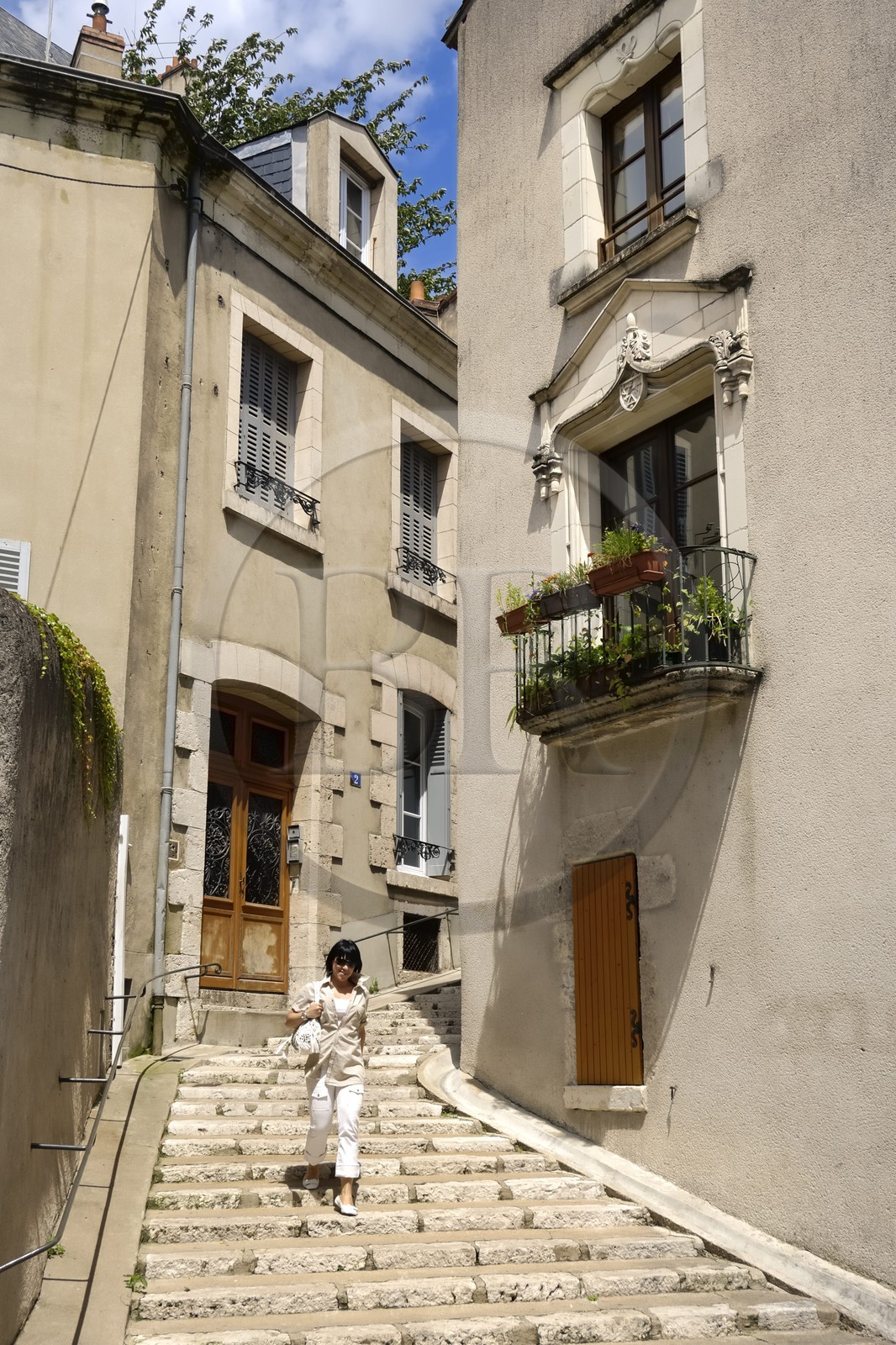 France, Loir et Cher (41), Blois, vieux quartier sous la cathédrale