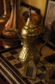 Egypt, Upper Egypt, Nile Valley, Luxor, the souk, tea-pot