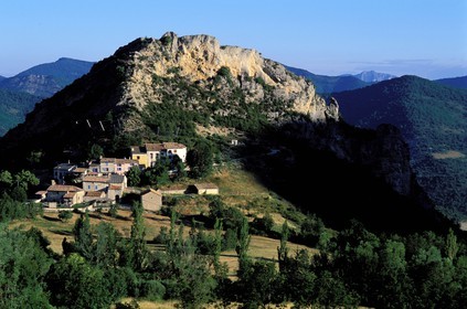 France, Hautes Alpes, Pays du Buëch region, village of Sainte Colombe