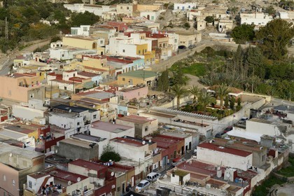 Espagne, Andalousie, Almeria, quartier des gitans et des pecheurs de La Chanca dans la vieille ville