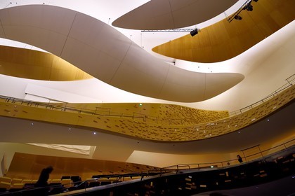 France, Paris (75), Le Philarmonie de Paris de l'architecte Jean Nouvel