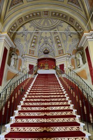 France, Haute Corse, Bastia, Chapel of Our Lady of Monserrato, Scala Santa (Holy Stairs) replica of the one of the Basilica of St. John Lateran in Rome