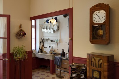 France, Rhone, Lyon, the Tony Garnier Urban Museum in the popular neighborhood of the Etats-Unis (United States), Apartment Museum of the 1930s