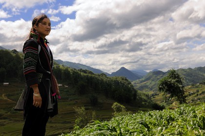 Vietnam, Lao Cai province, Sapa district, the Black Hmong minority group