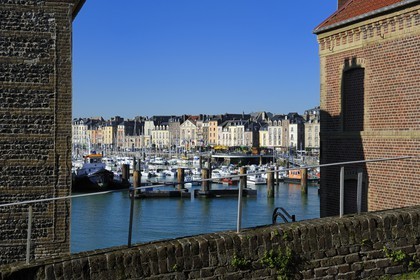 France, Seine-Maritime, Dieppe, district of the Pollet, Petit Port steet  in the former fishermen district