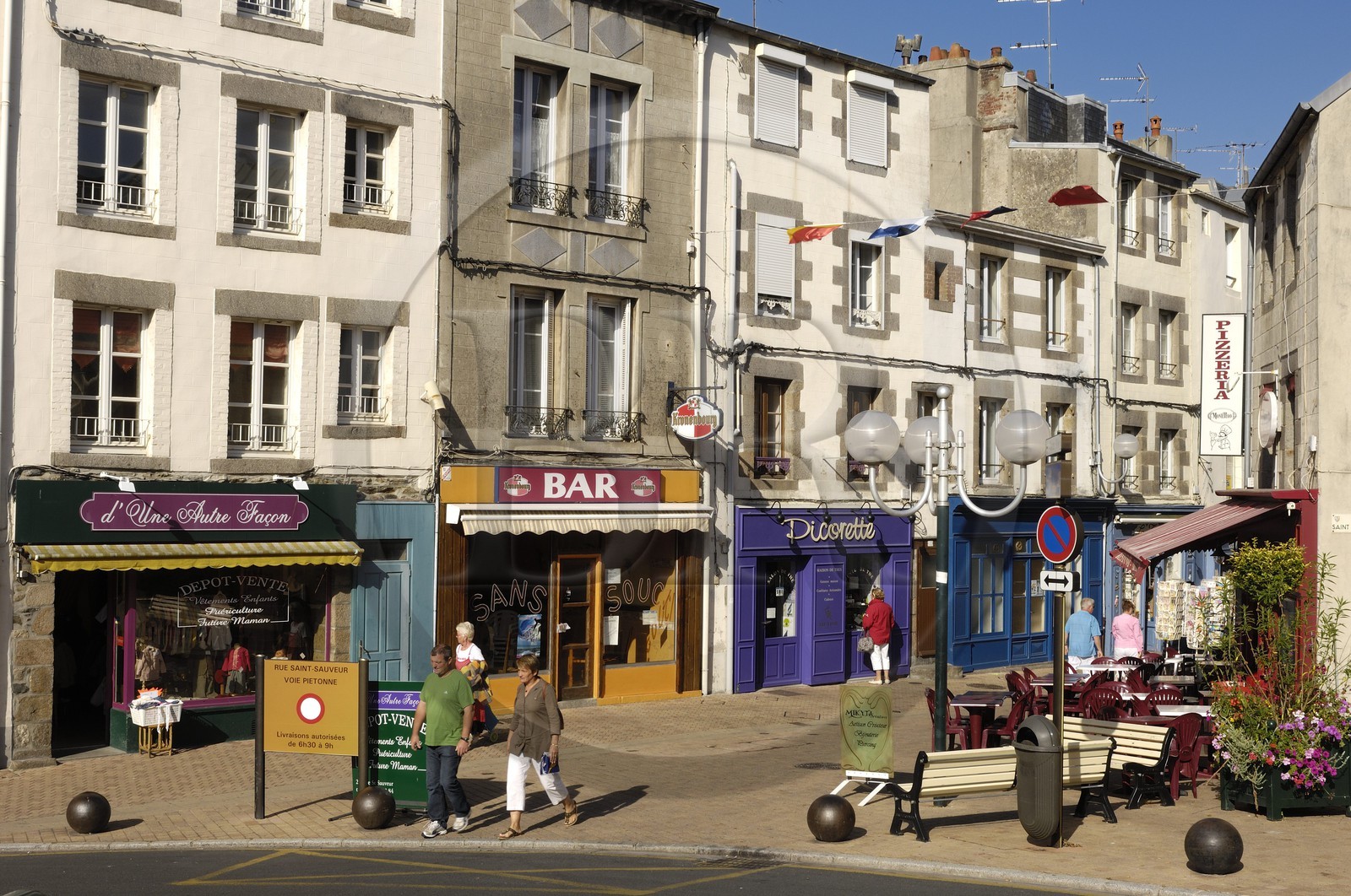 France, Manche (50), Granville, la Basse-Ville