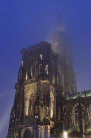 France, Bas Rhin, Strasbourg, listed as World Heritage by UNESCO, the Notre Dame Cathedral