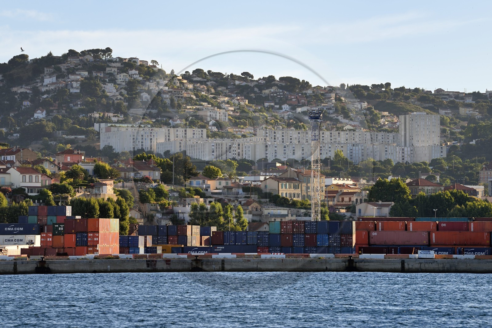 France, Bouches-du-Rhône (13), Marseille, les quartiers Nord, HLM (habitation à loyer modéré) de la Cité Castellane