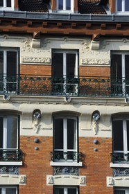 France, Val-de-Marne (94), Vincennes, immeuble art nouveau au 32 avenue du Général de Gaulle