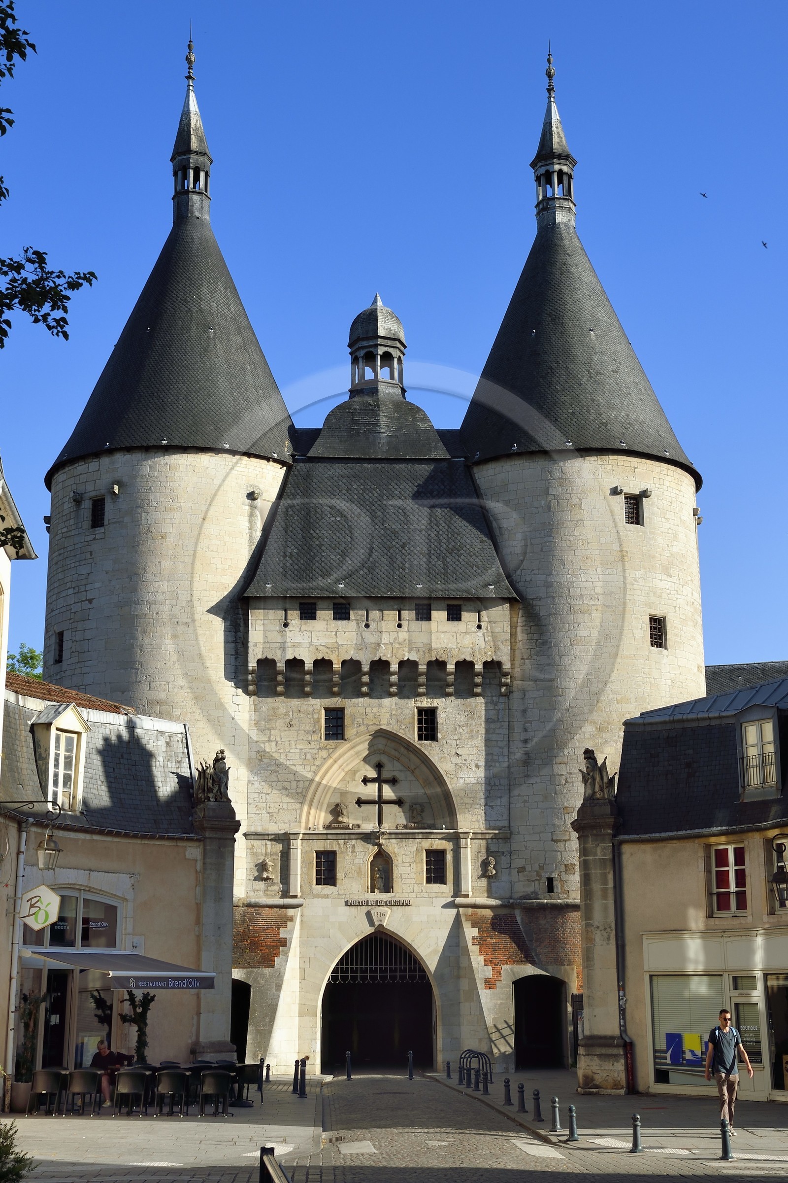 France, Meurthe-et-Moselle (54), Nancy, Porte de la Craffe, vestige des fortifications médiévales