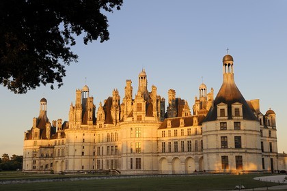 France, Loir et Cher (41), Vallée de la Loire classée Patrimoine Mondial de l' UNESCO, château de Chambord