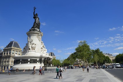 France, Paris (75), place de la République