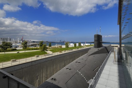 France, Manche, Cherbourg, Cite de la Mer museum and the French nuclear submarine La Redoutable, in service 1967-1991