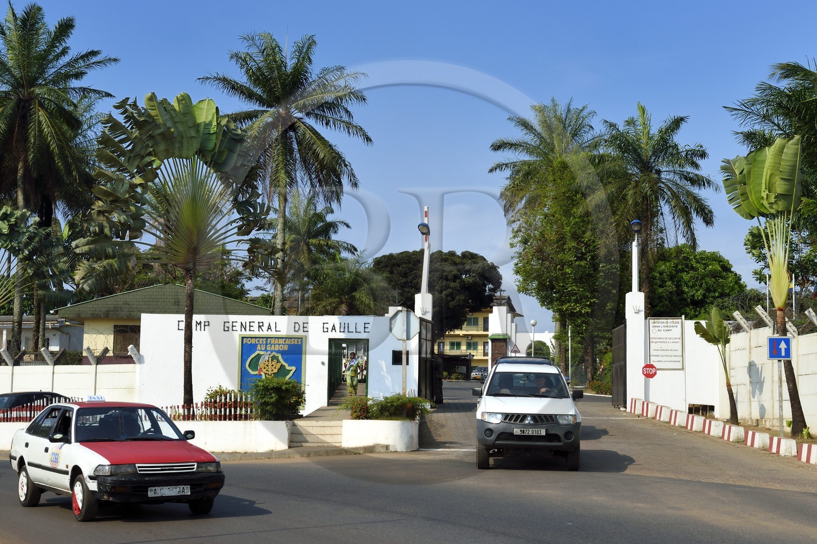 Gabon, Libreville, le Camp Général de Gaulle des forces française au Gabon