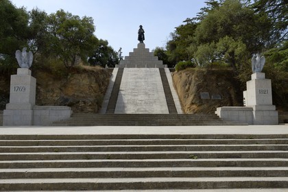 France, Corse-du-Sud (2A), Ajaccio, place d'Austerlitz (Casone), Monument de Napoléon 1er