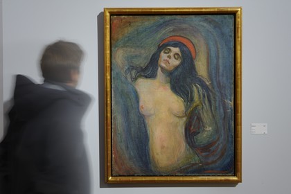 Norway, Oslo, musee Edvard Munch, Madonna, painting by Munch