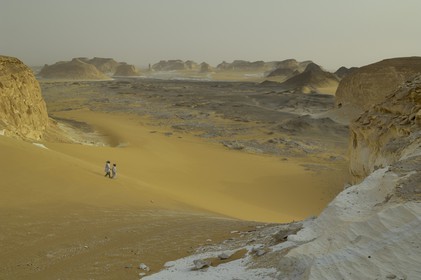 Egypt, Libyan Desert, the White Desert at Agabat between Bahariya and Farafra