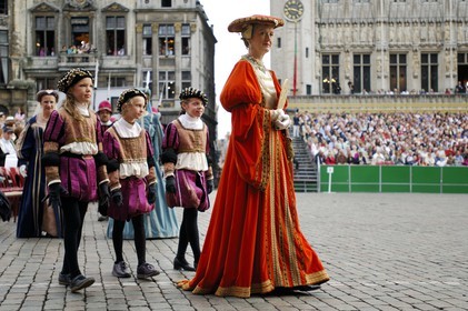 Belgium, Brussels, Ommegang festival