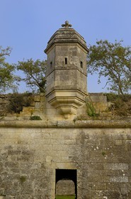 France, Charente-Maritime (17), citadelle de Brouage, les remparts surmontés d'échaugettes