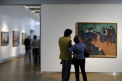 Norvège, Oslo, musée Edvard Munch, La Mort dans la chambre de la Malade