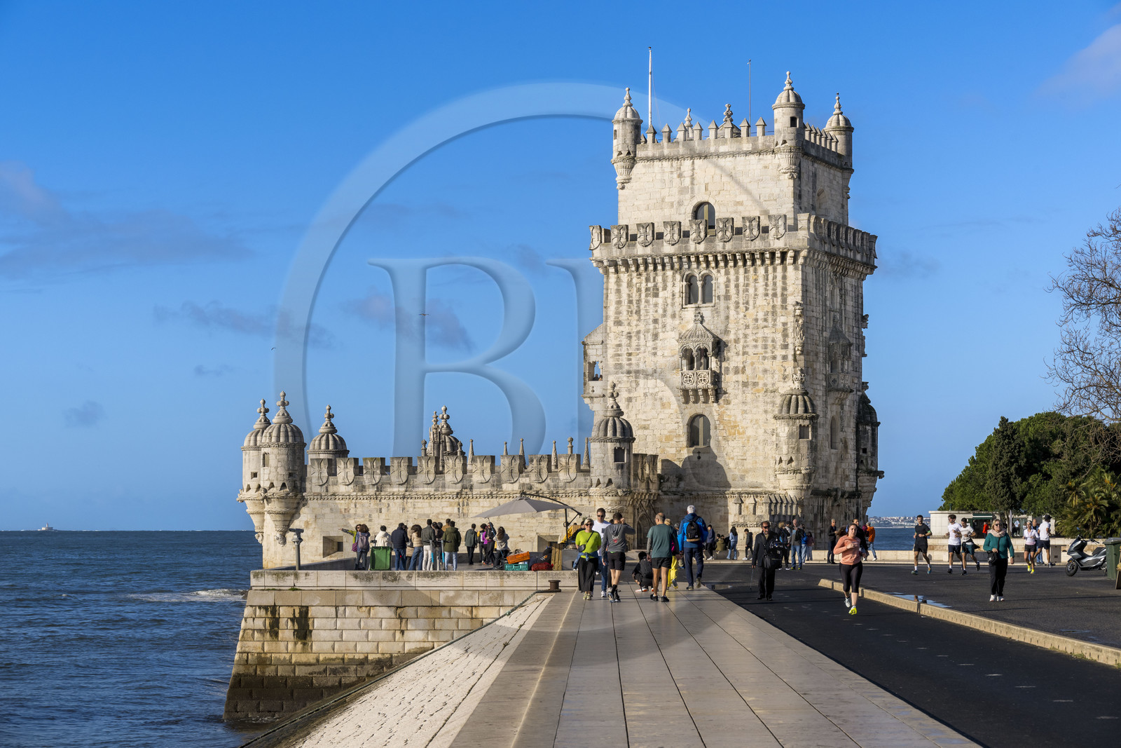 Portugal, Lisbonne, Bélem, Tour de Bélem (Torre de Bélem), classé Patrimoine Mondial de l'UNESCO