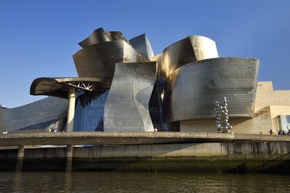 Spain, Basque Country, Biscay Province, Bilbao, the Guggenheim Museum designed by Frank Gehry