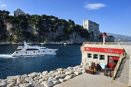 Principality of Monaco, Monaco, the oceanographic museum on the Rock, oyster farm Les Perles de Monte-Carlo