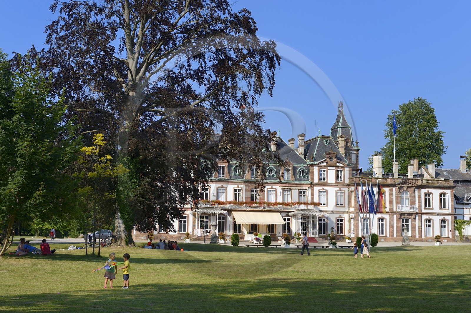 France, Bas Rhin, Strasbourg, the Castle of Pourtales (18th century)