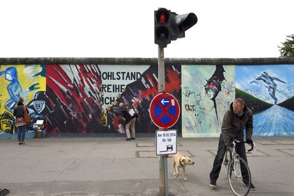 Allemagne, Berlin, Friedrichshain-Kreuzberg, East Side Gallery, le mur