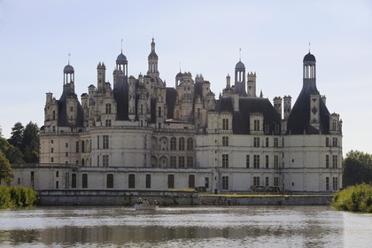 France, Loir et Cher (41), Vallée de la Loire classée Patrimoine Mondial de l' UNESCO, château de Chambord